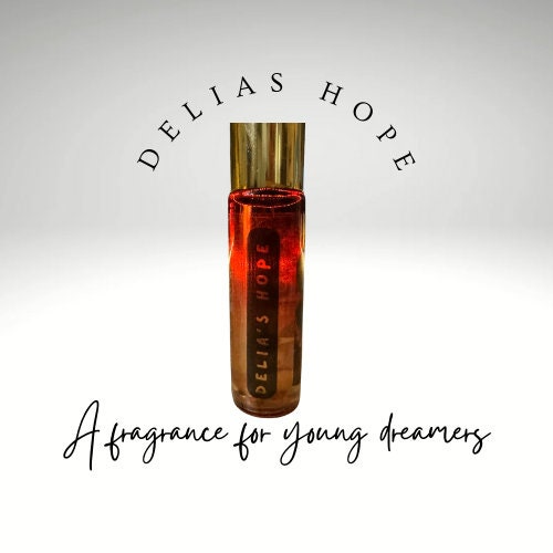 Delia's Hope: A Fragrance of Courage and Inspiration Personalization of the name available | Roller Ball Fresh and fruity fragrance.