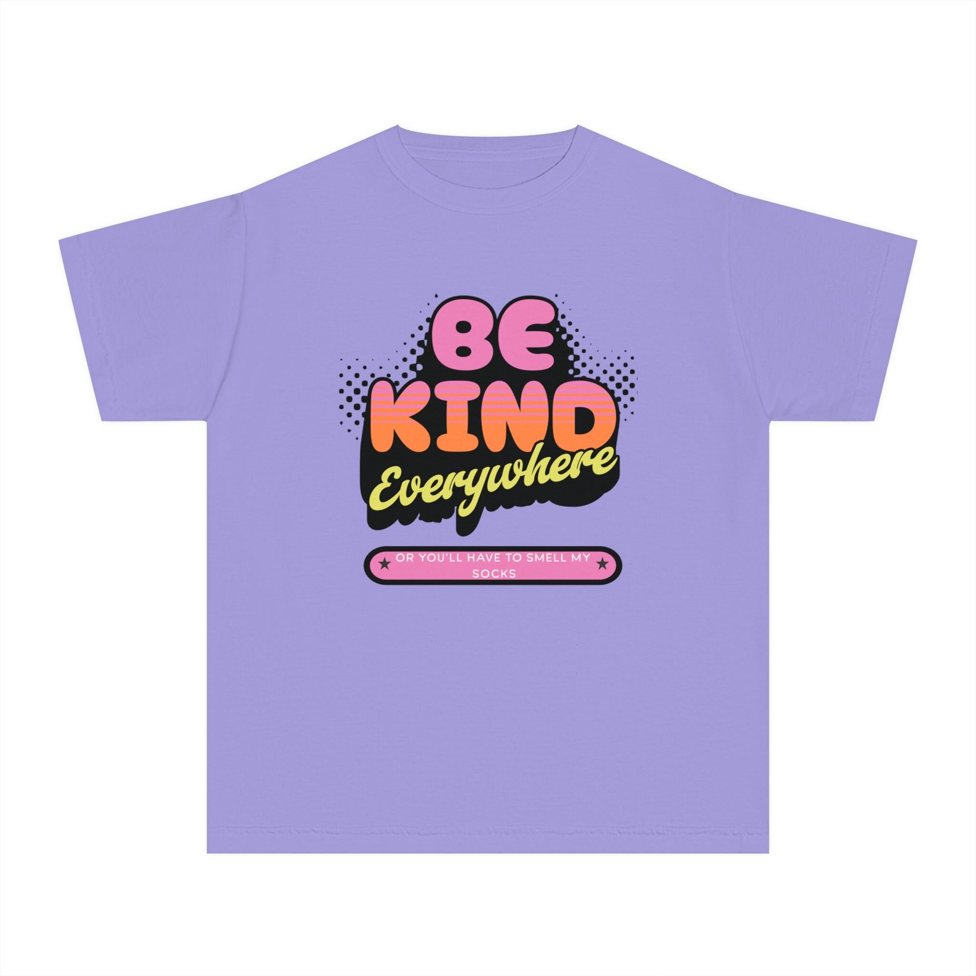 Be Kind Youth T-shirt, Be Kind Everywhere or Smell My Socks T-Shirt , Fun Youth T-shirt, School shirt, Friends youth gift