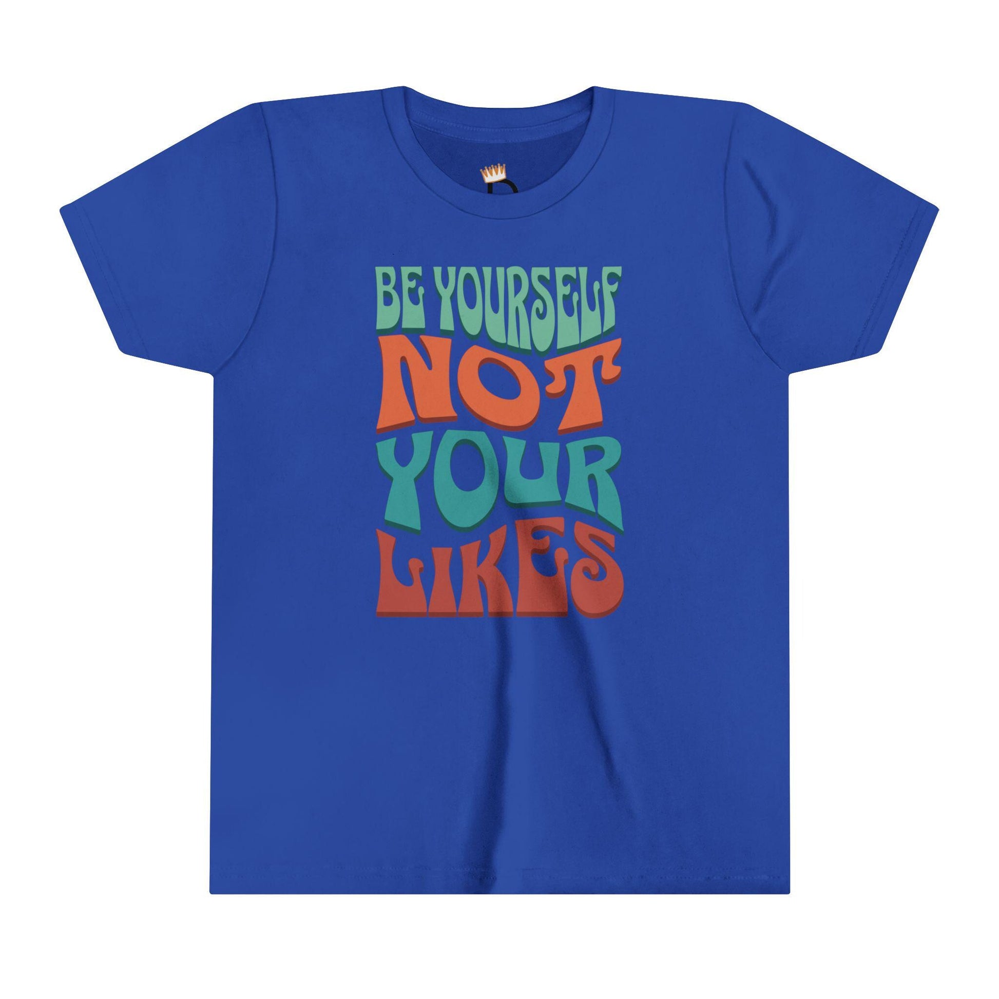 Kids Social Media Awareness Shirt Be Yourself Not Your Likes Youth T-Shirt Empowering Kids Tee