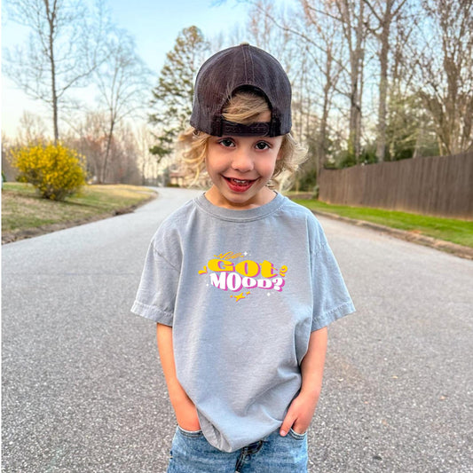 Expressive Kids T-Shirt Got Mood? Youth Midweight Tee, Fun kids T-shirt, Great gift for kids to let them know it's OK to be moody sometimes