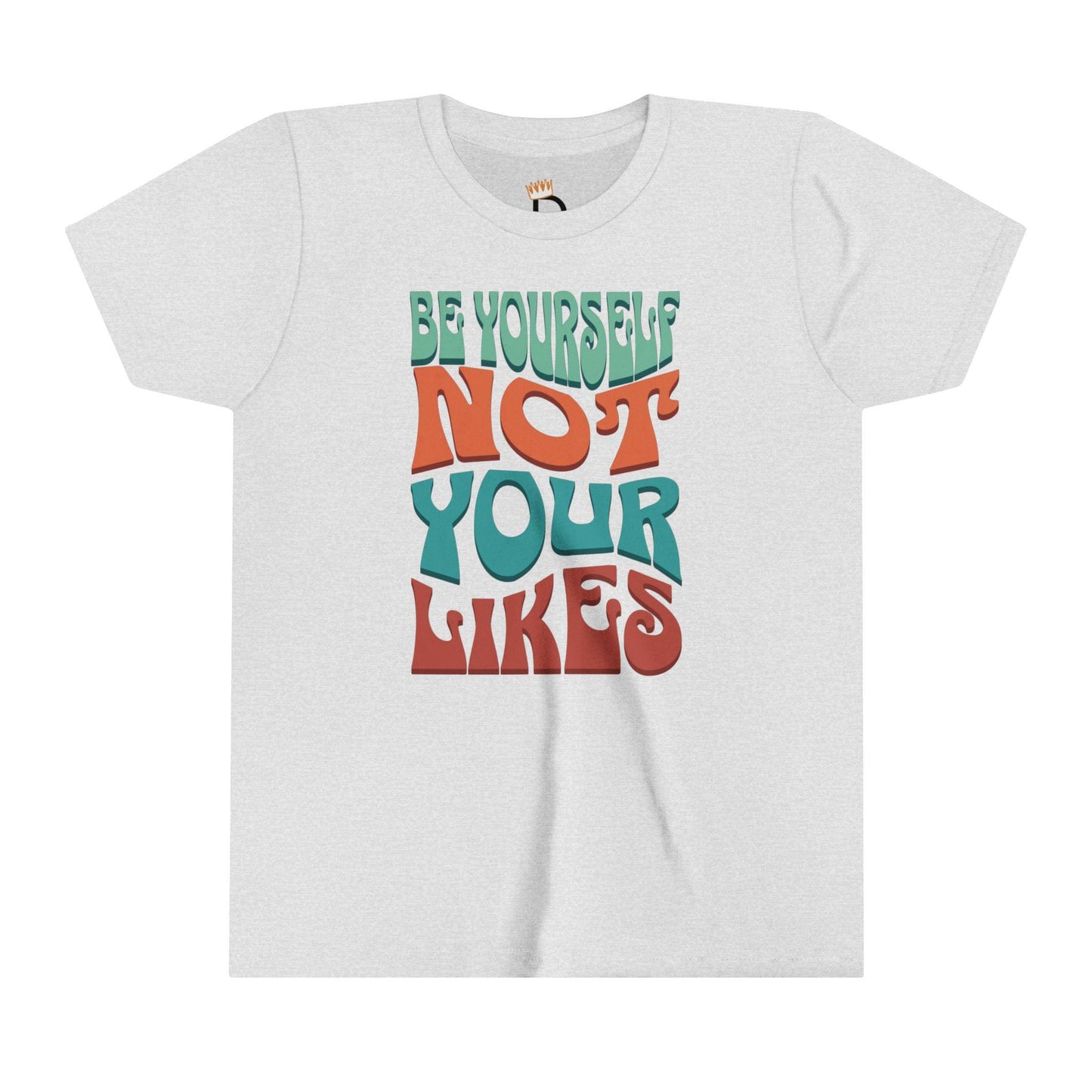 Kids Social Media Awareness Shirt Be Yourself Not Your Likes Youth T-Shirt Empowering Kids Tee