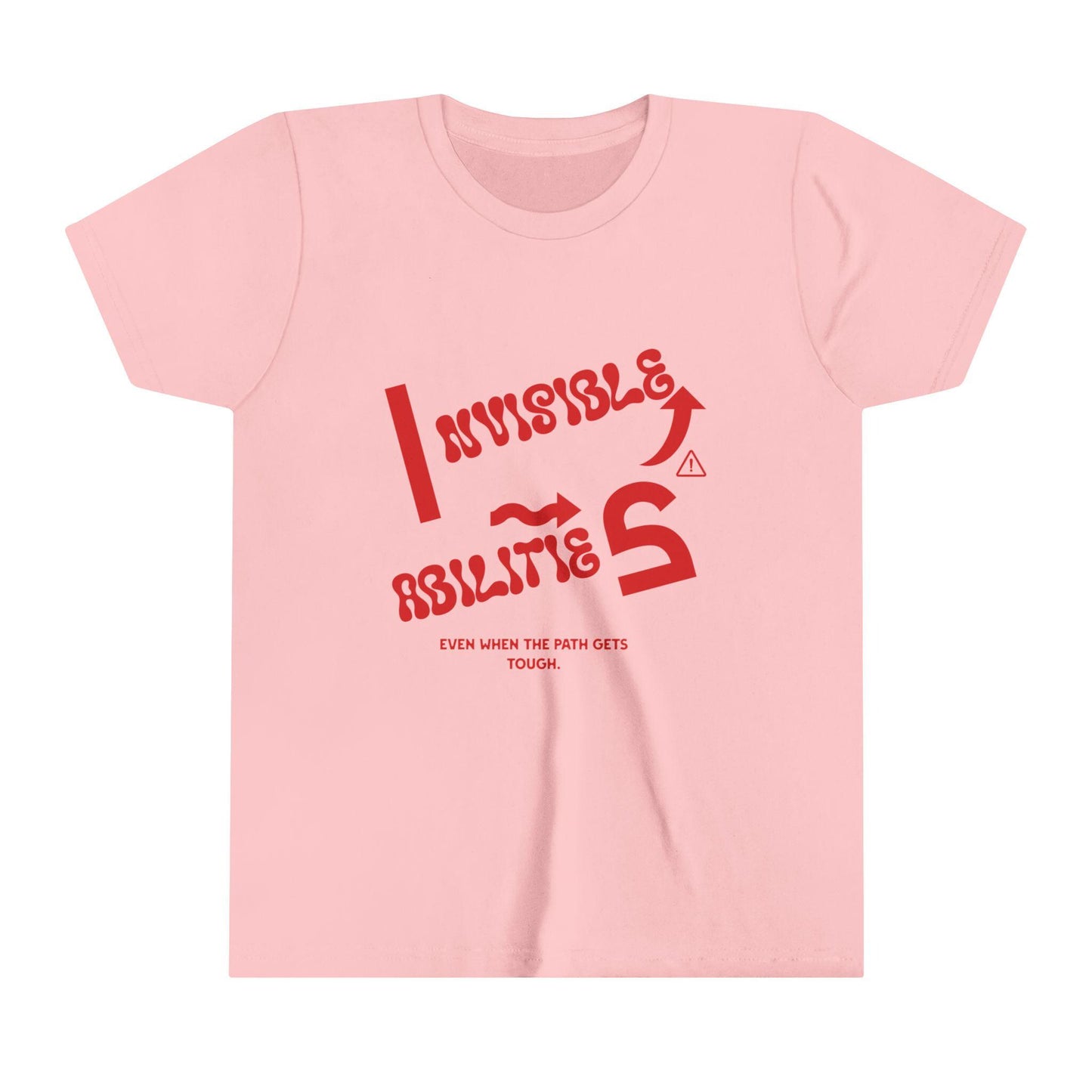 Autism Tshirt, Invisible Abilities Kids Tee, Youth T-Shirt, Inspirational Quote Shirt, Positive T-shirt kids Graphic Top Inspirational Quote