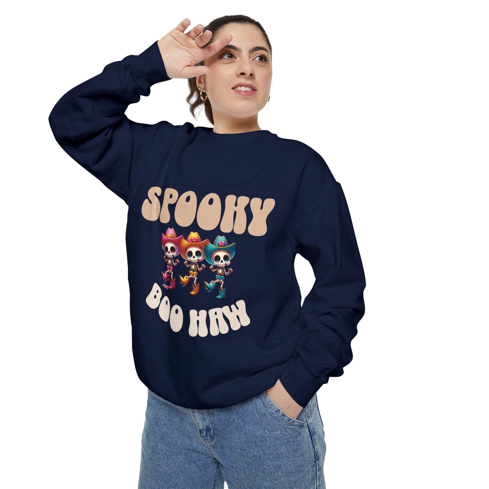 Spooky Boo Haw Sweatshirt Halloween