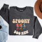 Get into the Halloween spirit with our Spooky Boo Haw Sweatshirt, a cute western ghost design. This cowboy top is perfect for spooky fun!