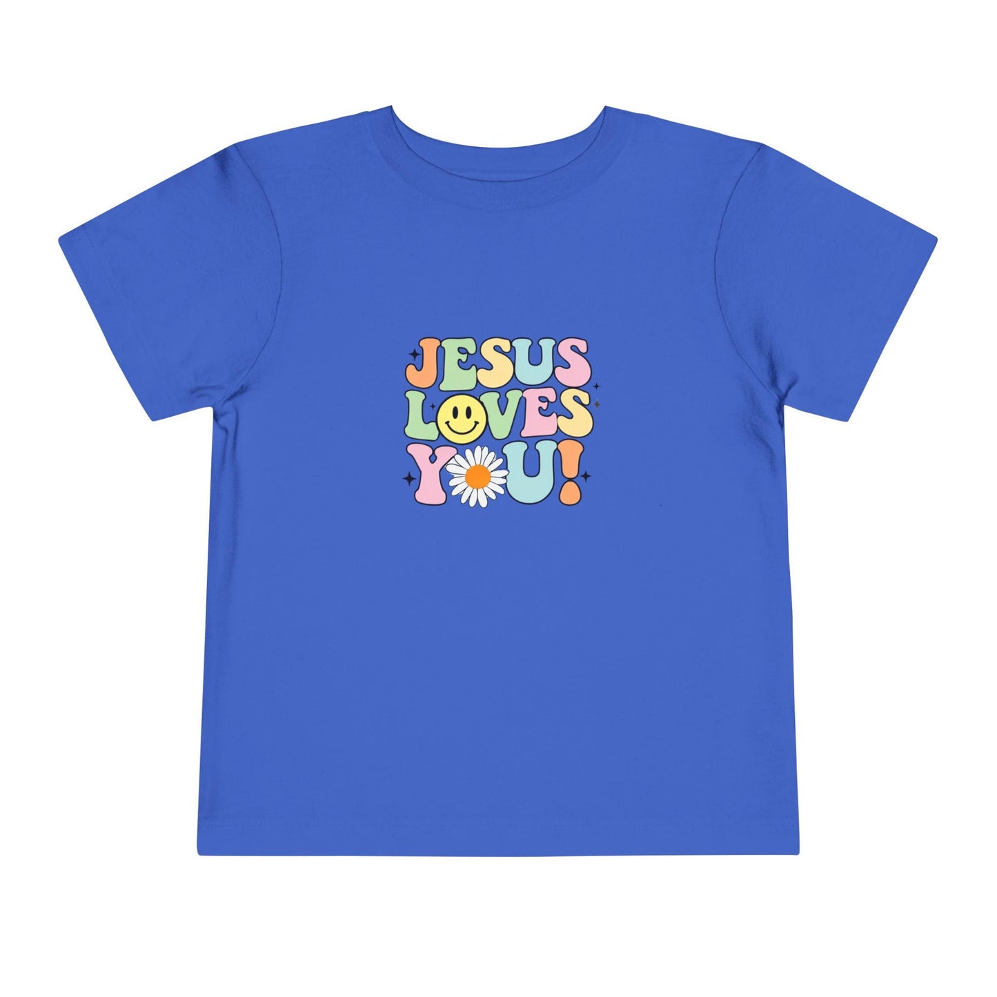 Christian Kids T-Shirt Jesus Loves You Shirt Sunday School Outfit Church Clothes Faith Based Wear Religious Gift Comfortable Youth Group Tee