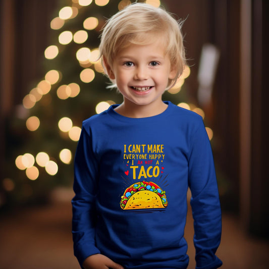 Funny Kids Taco Shirt Humorous Children Wear Cotton Tee Family Matching Outfit Food Lover Gift Mexican Cuisine Casual Fashion Toddler Shirt Taco Tuesday Outfit Unique Birthday Present