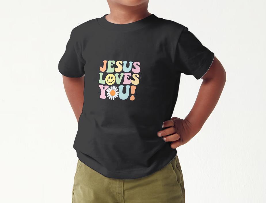 Kids Church Attire Christian Emoji Shirt Bible Study Clothing Christian Camp T-Shirt Easter Outfit for Kids Christmas Gift for Christian Child Trendy Christian Kids Clothing