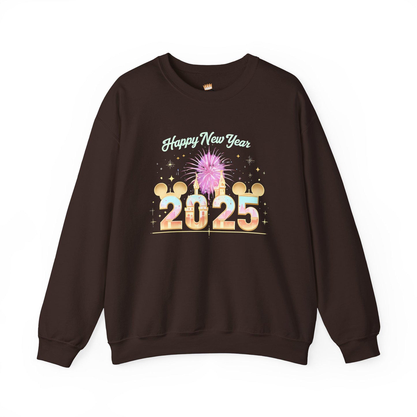 Disney Happy New Year 2025 Crewneck Sweatshirt, New Year's Eve , Disney Lover Sweatshirt, Mickey Mouse Ears Sweatshirt, Disney Holiday