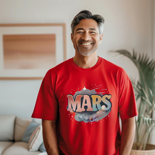 Mars shirt Space themed shirt Planet lover shirt Space casual wear Birthday gift Christmas gift Teacher gift Space enthusiast gift Mars lover gift